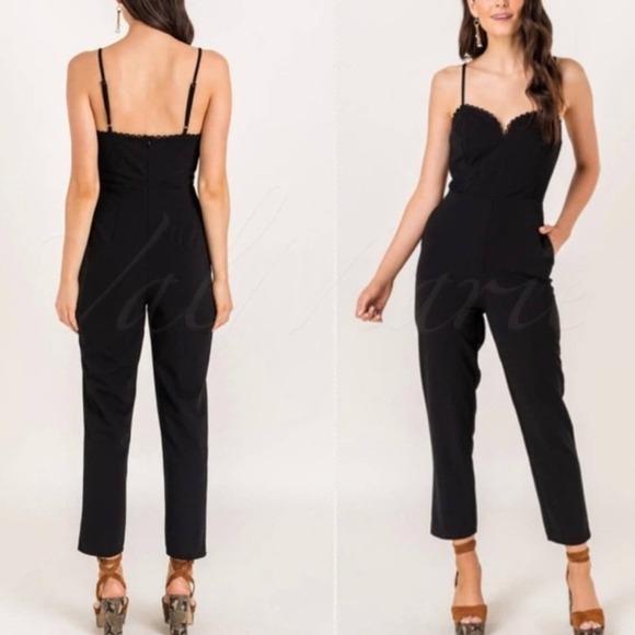 Sleeveless Black Jumpsuit - Picture 3 of 3